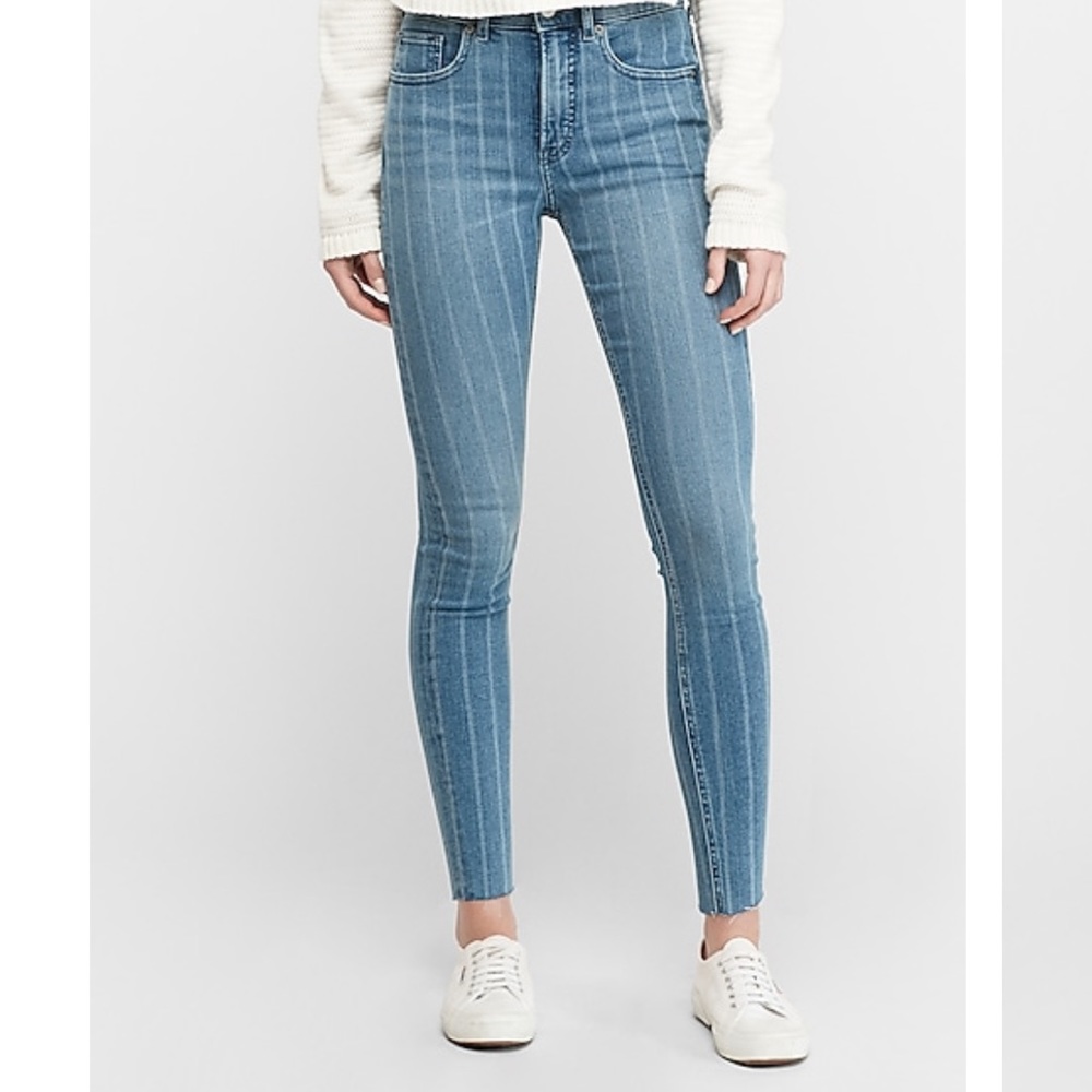 EXPRESS denim perfect ankle legging